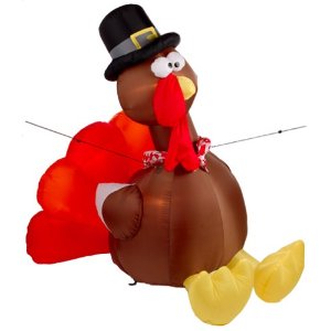 Turkey inflatable - 6 ft. for Thanksgiving inflatables